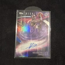 2025-26 Topps Midnight Stroke of Midnight Autographs Rookies Khaman Maluach #SMR-KM card