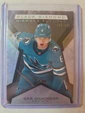 2025-26 Upper Deck Black Diamond Diamond Futures Sam Dickinson #BDF-SD card