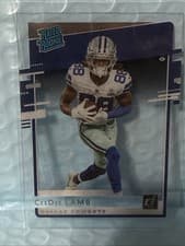 Ceedee Lamb 2020 Panini Chronicles Clearly Donruss Rated Rookies card