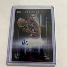 2025-26 Topps Midnight Dark Marks Signatures Quentin Grimes #DM-QG card