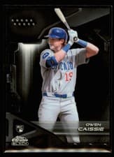 2026 Topps Chrome Black Base Set Owen Caissie #51 card