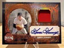 2025 Leaf Bronx Legacy Autograph Memorabilia Goose Gossage #AM-GG1 card