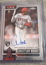 2026 Topps Real One Autographs Christian Moore #147 card