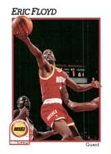 Eric Floyd 1991-92 Hoops Base Set card