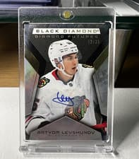 2025-26 Upper Deck Black Diamond Diamond Futures Artyom Levshunov #BDF-AL card