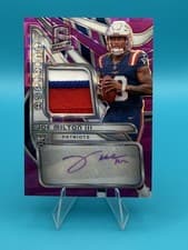 2024 Panini Spectra Aspiring Patch Autographs Joe Milton III #APA-JMN card