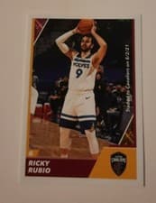 Ricky Rubio 2021-22 Panini NBA Sticker & Card Collection (Brazil) Base Set card