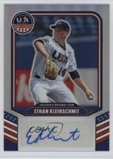 Ethan Kleinschmit 2026 Panini Stars and Stripes Prizm USA Collegiate National Team Signature card
