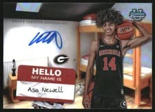 Asa Newell 2024-25 Bowman University Chrome Campus Dorm Signatures card