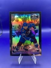 Nathan MacKinnon 2021 Skybox Metal Universe X card