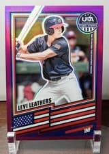 Levi Leathers 2026 Panini Stars and Stripes Prizm USA card