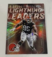 2025 Topps Chrome Lightning Leaders Myles Garrett #LL-18 card