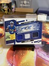 Blake Corum 2024 Panini Absolute Tools of the Trade Triple card