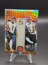 2025 Donruss Production Line Ja'Marr Chase / Tee Higgins #10 card
