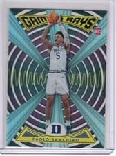 Paolo Banchero 2022 Panini Chronicles Draft Picks Gamma Rays card