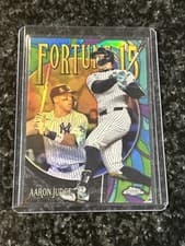 Aaron Judge 2025 Topps Chrome Fortune 15 card