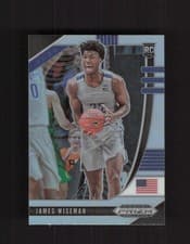 James Wiseman 2020 Panini Prizm Draft Picks card