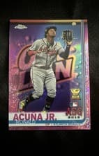 Ronald Acuna Jr 2019 Topps Chrome Update card