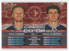 2024-25 Upper Deck Gaming Co-Op Kyle Connor / Mark Scheifele #CGO-23 card