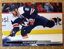 Alex Ovechkin 2022 Upper Deck card