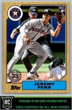 Jeremy Pena 2022 Topps Update 1987 card