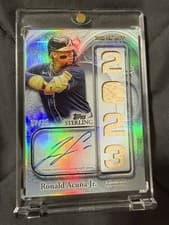 2025 Topps Sterling Awards Autographed Relics Ronald Acuña, Jr. #SA-RA card