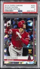 2019 Topps Chrome Sapphire Shohei Ohtani #250