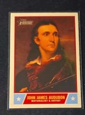 2025 Topps Heritage Notable Americans John James Audubon #NS-44 card