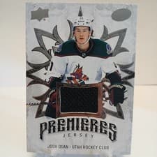 2024-25 Upper Deck Ice Ice Premieres Jersey Josh Doan #IPJ-41 card