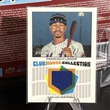 Francisco Lindor 2026 Topps Heritage Clubhouse Collection Relics card