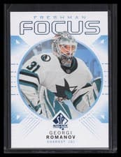 2024-25 SP Authentic Freshman Focus Georgi Romanov #FF-25 card