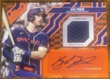 2025 Topps Heritage Clubhouse Collection Autographed Relic Kyle Tucker #CCAR-KT card