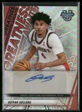 2025-26 Bowman University Best Greatness Awaits Autographs Oziyah Sellers #GA-OS card