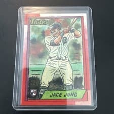 2025 Topps Shoebox Treasures First Light Rookies - 1990 Redux Jace Jung #FL-6 card