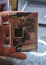 Javon Baker 2024 Panini Absolute Absolute Rookie Materials card