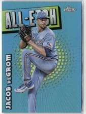 2025 Topps Chrome All-Etch Jacob deGrom #CAE-5 card