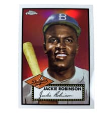 2019 Topps Complete Set Chrome Greatest Card Reprints Jackie Robinson #2
