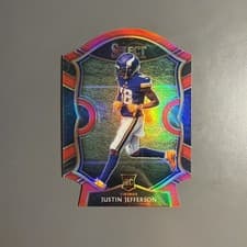Justin Jefferson 2020 Panini Select card