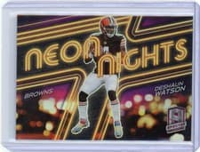Deshaun Watson 2022 Panini Spectra Neon Nights card