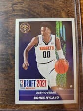 Bones Hyland 2021-22 Panini NBA Sticker & Card Collection Base Set card