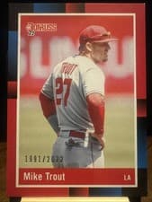 2022 Panini Donruss Mike Trout #265