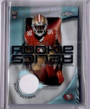 2025 Topps Chrome Rookie Relics Mykel Williams #RR-MW card
