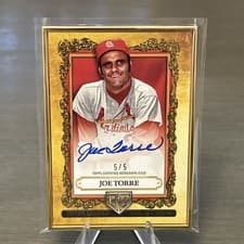 2025 Topps Gilded Collection Topps Gallery of Gold Autographs Joe Torre #GOG-JT card