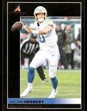 Justin Herbert 2021 Panini Chronicles Pinnacle card