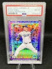 2025 Topps Chrome Logofractor Edition Base Set Blake Snell #175 card