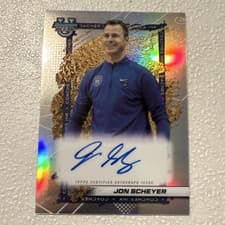 2025-26 Bowman University Best Coaches Ink Jon Scheyer #CI-JS card