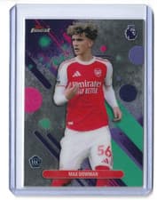 Max Dowman 2026 Topps Finest Premier League card