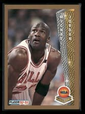 Michael Jordan 1992 Fleer card