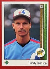 Randy Johnson: Star Rookie 1989 Upper Deck card