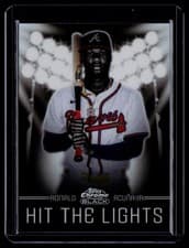 2025 Topps Chrome Black Hit the Lights Ronald Acuña Jr. #HTL-3 card